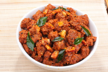 delicious Kerala style meat curry.