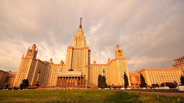 morning Moscow State University slider