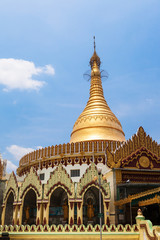 Naklejka premium Kaba Aye pagoda in Yangon, Burma (Myanmar)