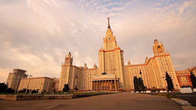 morning Moscow State University slider