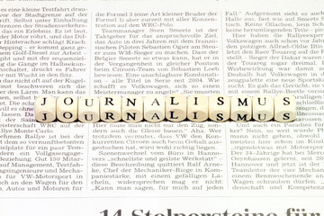 Fototapeta premium Journalismus