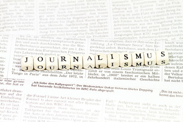 Obraz premium dziennikarstwo