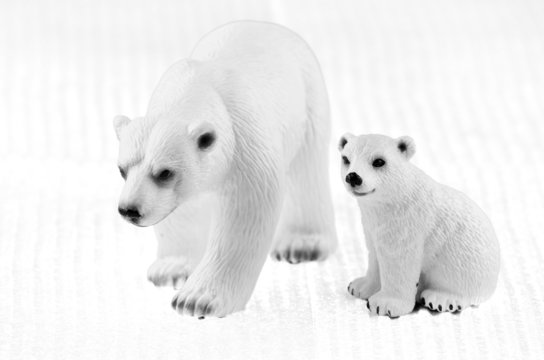 polar bear family toys