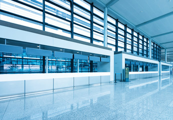 Interior of airport
