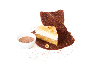 isolated pastry, fancy cake