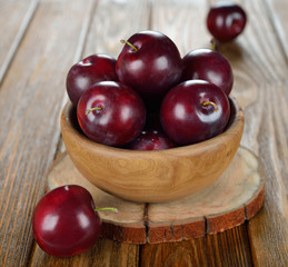 fresh plums