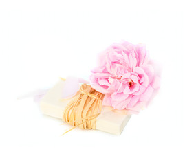 Rose soap for spa and relax