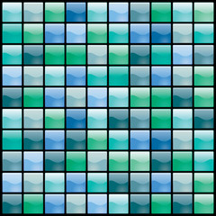 aqua tiles