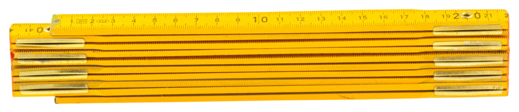 double-m&egrave;tre menuisier bois pliant accord&eacute;on