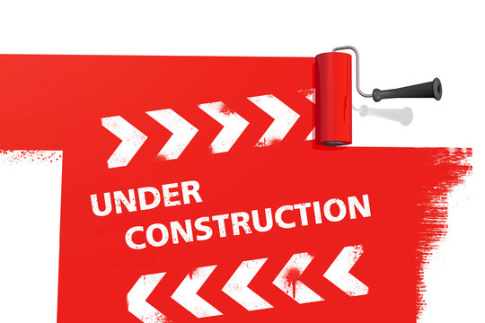 Under Construction - Farbrolle Rot