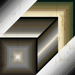 grunge square background