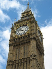 La torre dell'orologio del Palazzo di Westminster