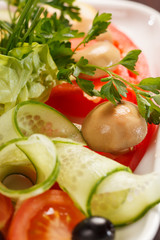 fresh vegetable salad