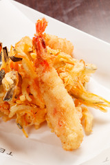 Japanese Cuisine - Tempura Shrimps