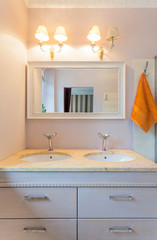 Vintage mansion - sinks and mirror
