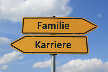 Obraz premium Familie Karriere