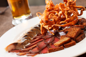 Appetizer in the bar