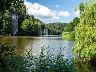 Vezak lake in Bohemian Paradise