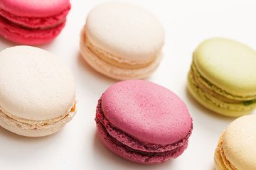 Tasty colorful macaroon