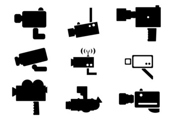 überwachungskamera und videokamera - obrazy, fototapety, plakaty