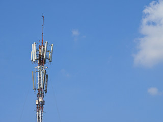 aerial in blue