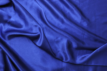 Dark blue silk
