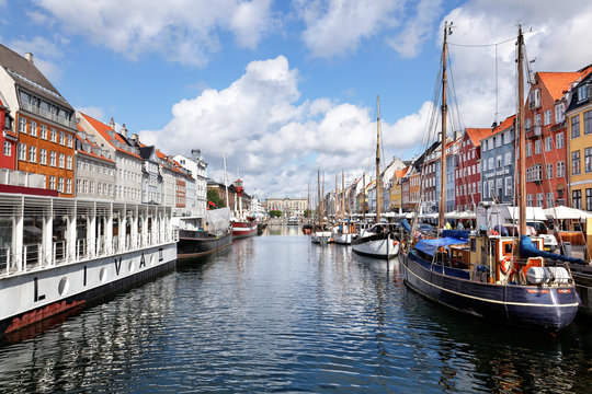Nyhavn, zentraler Hafen in Kopenhagen