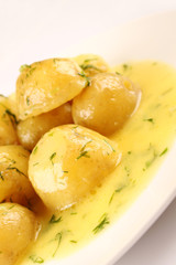 New Potato Bowl Boiled Food