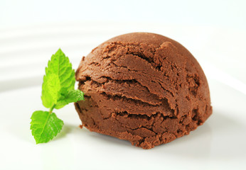 Chocolate brownie ice cream