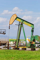 Obraz premium Oil pump jack