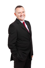 Smiling businessman portrait