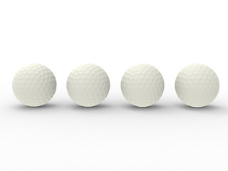 4 golf balls