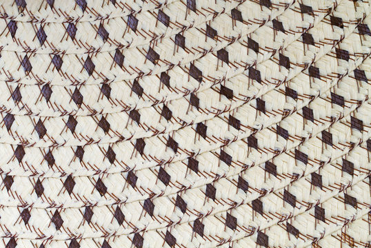 straw hat close-up