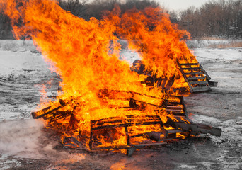 Two Pallet Fires