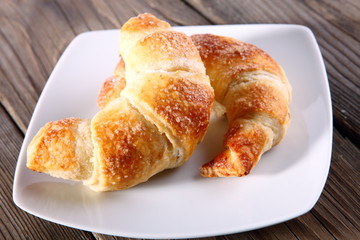fresh croissants 