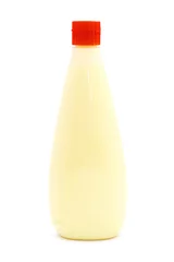 Gardinen A mayonnaise tube isolated on white background © yyama