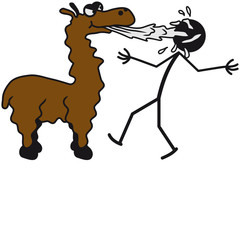 Spitting Llama Attack © Style-o-Mat-Design