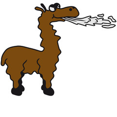 Spitting Llama © Style-o-Mat-Design