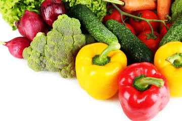 Fresh vegetables close up