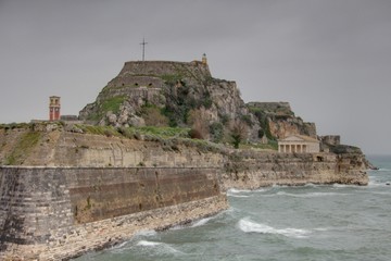 Fototapeta na wymiar fortification de corfou