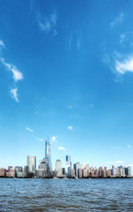 Naklejka premium NYC with Blue Sky