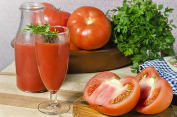 still life of tomatoes