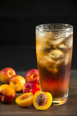 iced peach tea