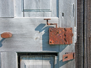 Marode Holztür