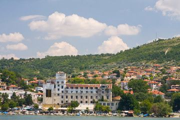 The town of Balchik on the Black sea coast, Bulgaria. - obrazy, fototapety, plakaty