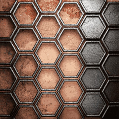 Old metal background