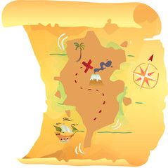 carte au trésor © Ayamap