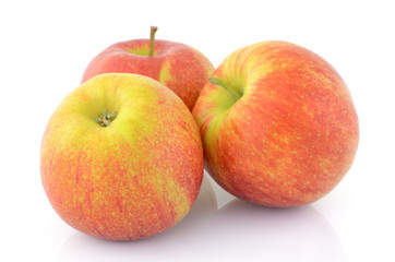 Three ripe apples