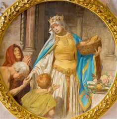 Naklejka premium Vienna - Paint of st.Elizabeth of Hungary