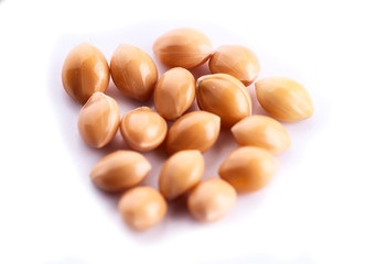 Grains of wheat close-up